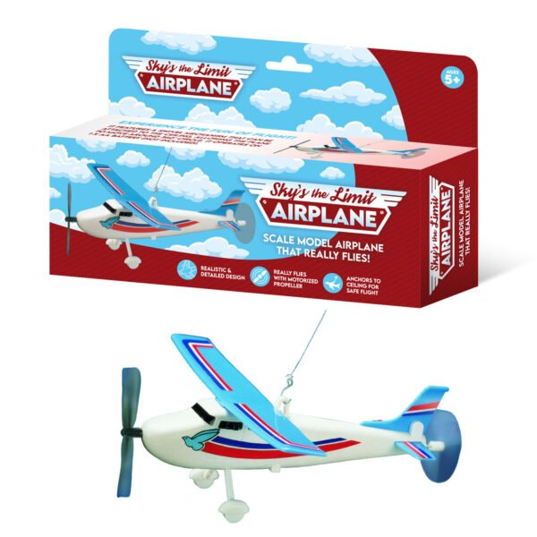 Sky's The Limit Flying Skyhawk Airplane Ceiling Hang Toy