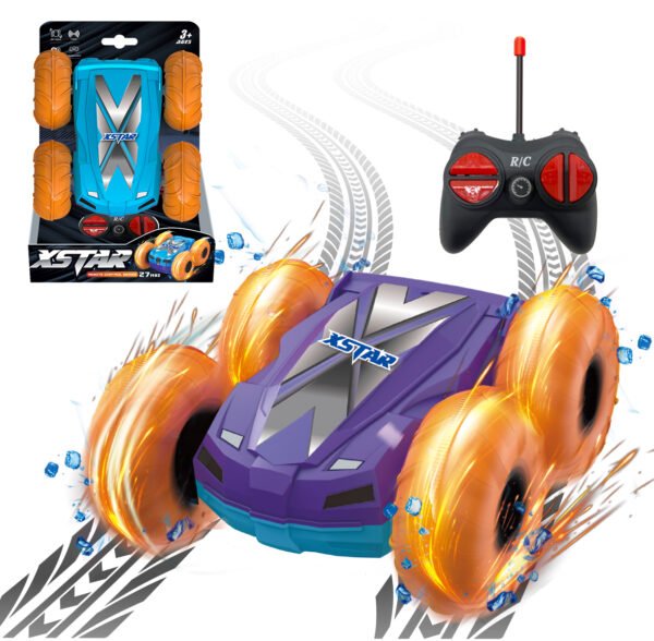 Xstar R/C Double Sided Stunt Car 6.75"