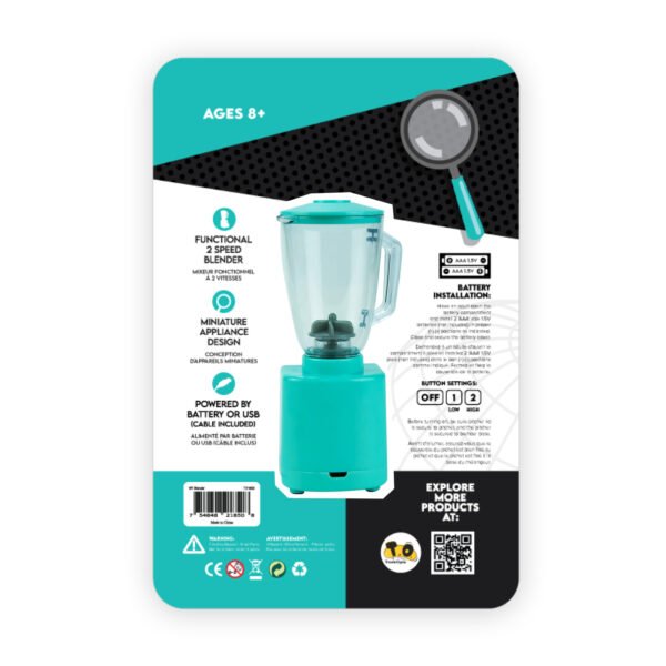 World's Tiniest Smallest Blender Carded - Battery Operated