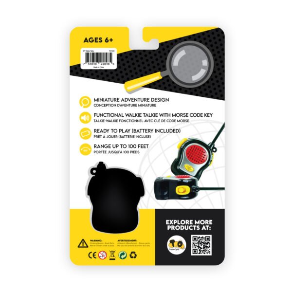 World's Tiniest Smallest Walkie Talkies Carded - Battery Operated
