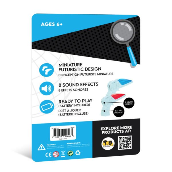World's Tiniest Smallest Phaser Space Guns Carded -Battery Operated