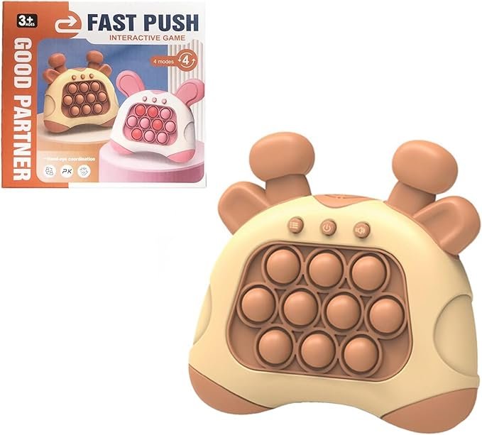 Fast Push Pop Electronic Game Asst. Retail Boxed