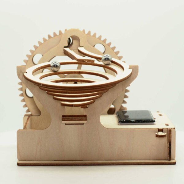 Wooden Spiral Marble Run Construction Set 28pc.