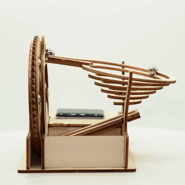 Wooden Spiral Marble Run Construction Set 28pc.