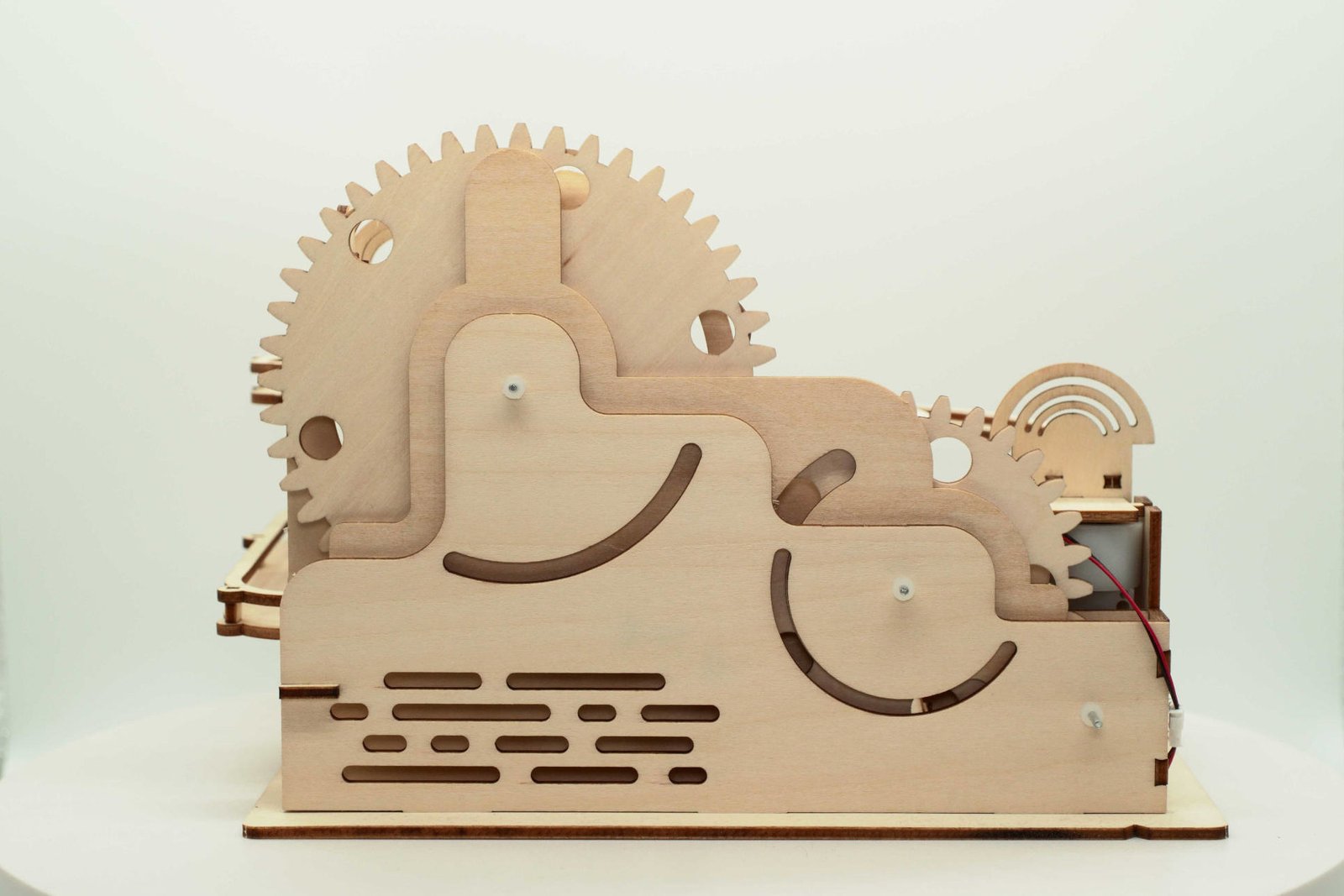 Wooden Vortex Marble Run  Construction Set 109pc.