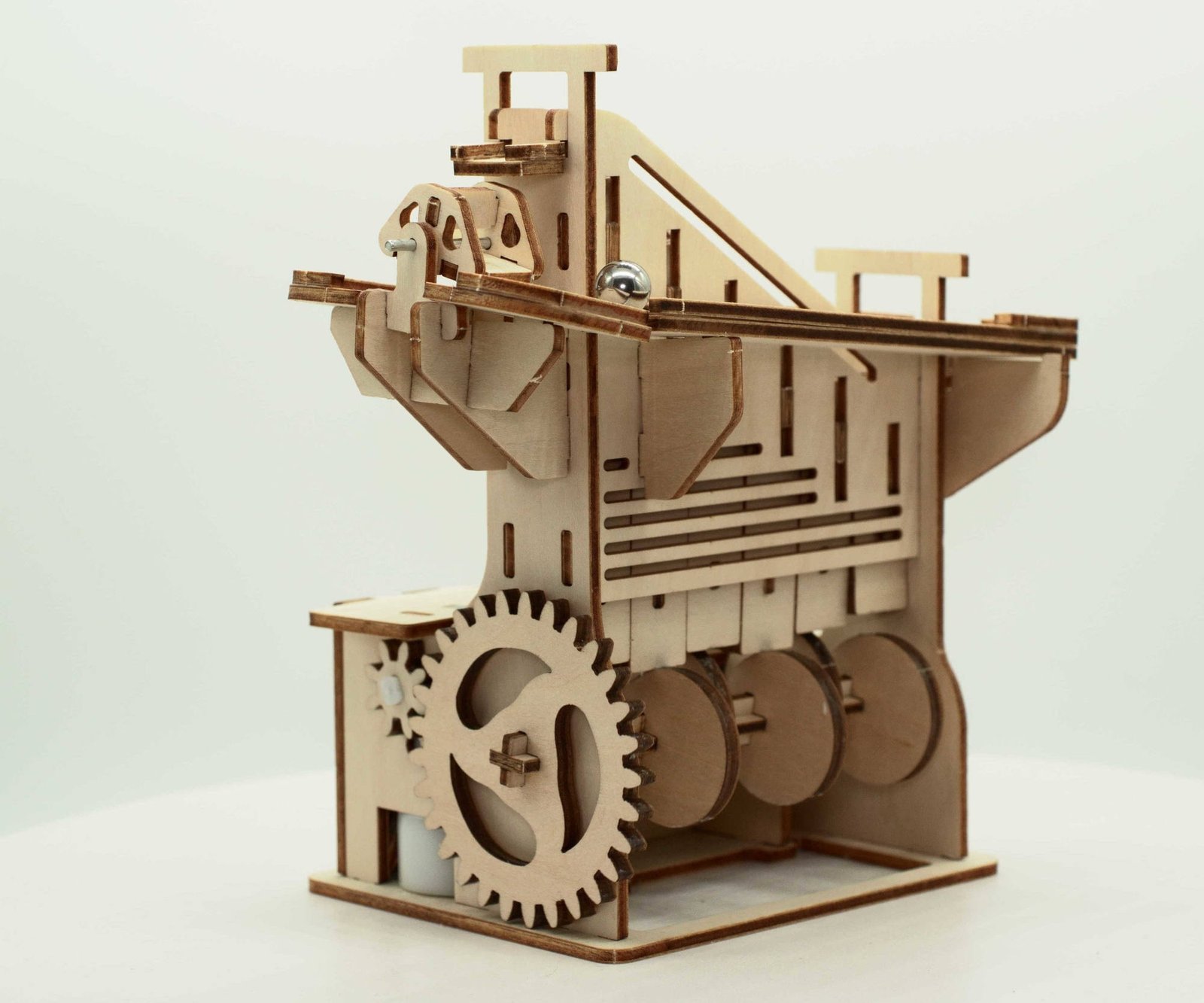 Wooden RotorZ Marble Run  Construction Set 93pc.