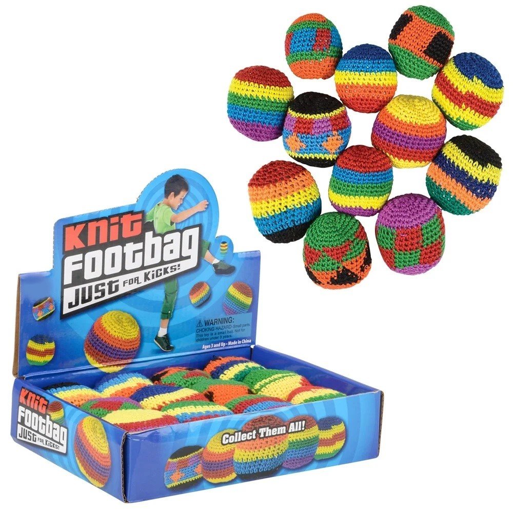 Hacky Sack 2" Kickballs Assorted CDU 12