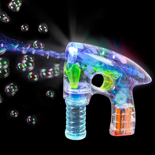 Bubble Blower Transparent Light Up 7