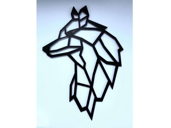 Geometric Wolf Metal Wall Arts - 32*22 in