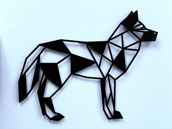 Geometric Dog Metal Wall Arts - 24*19 in