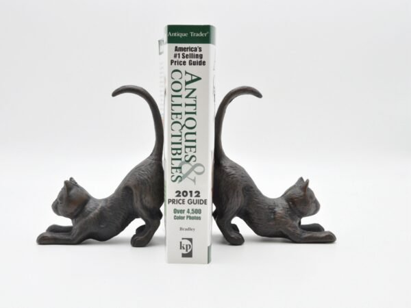 Cast Iron Cats Bookends Set of 2