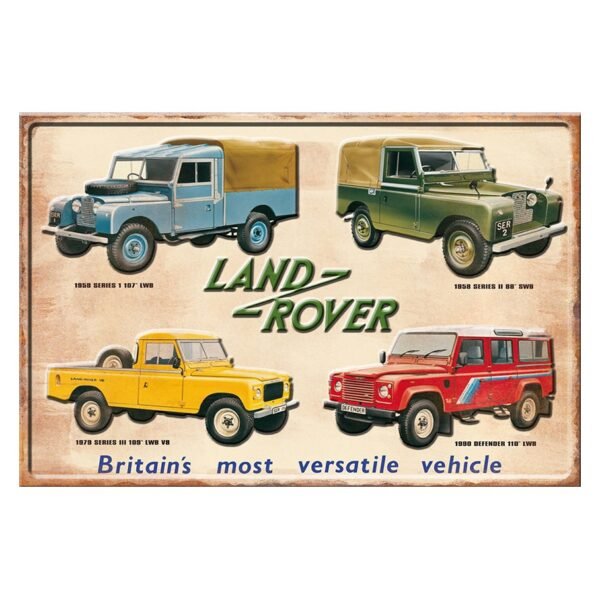 Land Rover 3D Metal Sign - 12*8 in