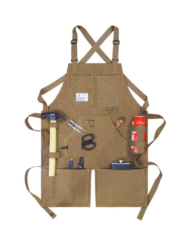 Heavy Duty Utility Apron Water Resistant - Beige